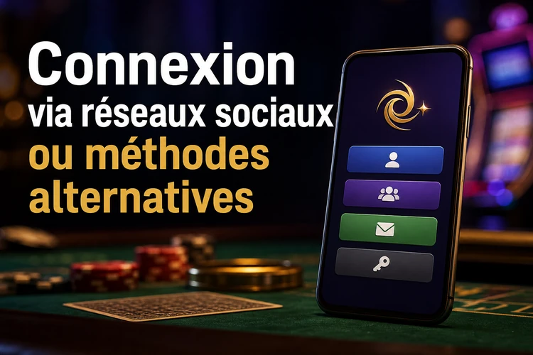 Connexion via réseaux sociaux ou méthodes alternatives
